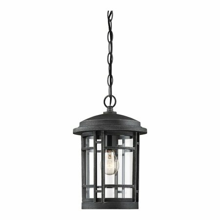 DESIGNERS FOUNTAIN Barrister One Light Outdoor Hanging Lantern 22434-WP
